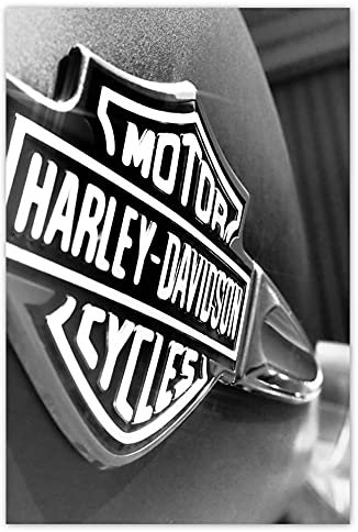 H1976 Wandtattoo, Motiv: Harley Davidson, 62 x 93 cm