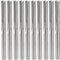 Bestgle 10pcs 1/8 Shank Straight Bit Flush Trim Slot Cutting Bit CNC End Mill Router Bits Set for Wood MDF PCB, 2 Flutes, 20mm Cutting Length (3.175 x 20mm)