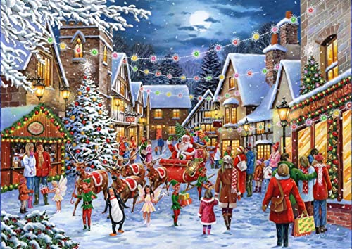The House of Puzzles - 500 Teile Puzzle - 2022 Christmas Collectors Edition No.17 - Christmas Parade - NEW JULI 2022