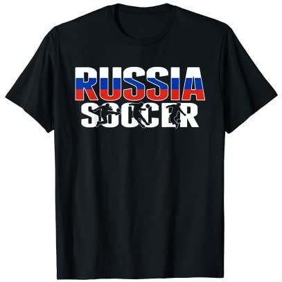 Russland-Fußball-Trikot – stolze russische Fußball-Fans T-Shirt