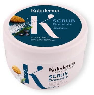 Kaloderma Scrub Corpo Drenante per Tutti i Tipi di Pelle, 500 gr