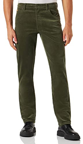 Wrangler Herren Texas Slim Pants, Militare Green, 33W 32L EU