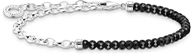 Thomas Sabo Armband mit schwarzen Perlen 925 Sterling Silber A2100-130-11-L19