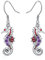 Seepferdchen Ohrringe 925 Sterling Silber Seepferd Ohrhänger Seepferdchen Muttertag Schmuck Geschenk für Damen