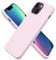 aaaioe Silicone Case Designed for iPhone 13 Mini Case, Ultra Slim Shockproof Protective Liquid Silicone Phone Case with Soft Anti-Scratch Microfiber Lining, 5.4 inch,pink