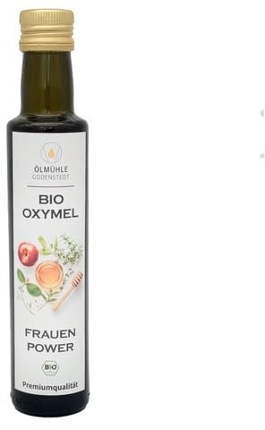 Bio Oxymel Frauen Power 250 ml | Apfelessig-Kräuterauszug mit Honig | Ausgewählte Pflanzen, traditionell hergestellt und naturbelassen, zur natürlichen Stärkung