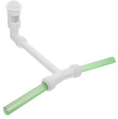 Happyyami Dual Spray Garden Water Feature Solar-powered Outdoor Fountain for In-ground above Ground Pools