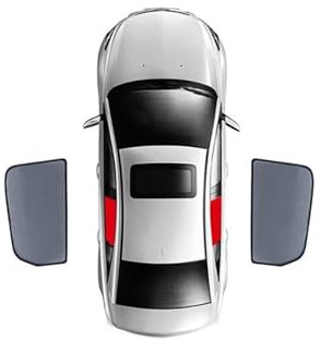 HYQHYX Magnetischer Autofenster-Sonnenschutz für Skoda Octavia & Combi 2020-2024, Vorhangnetz-Frontscheibe (2-Pack)