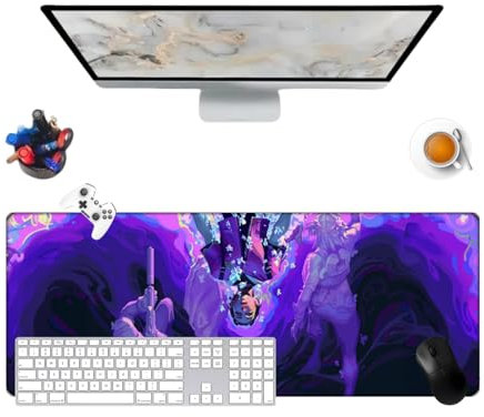 Valorant Clove Tapis de Souris 800 x 300 x 3mm de Jeu de Dessin animé de Science-Fiction de Anime pour Ordinateur Gamer-Bureau-Maison et Portables