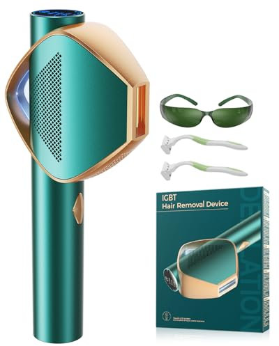 Epilatore Luce Pulsata, 600-1200NM Laser Epilatore Luce Pulsata, 0,8s Flash Rapido IGBT, Max 19,8J, Lampi Illimitati, 3 modalità energetiche Epilatore Laser per Donna, Corpo, Ascelle, Bikini