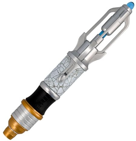 Toynk Doctor Who 14th Doctor - Cacciavite sonico elettronico con effetti luminosi e sonori, da collezione con licenza ufficiale