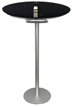 Supports d'enceintes compatibles ave cenceintes Bowers & Wilkins Zeppelin génération 1， génération 4,Aluminium,Cordon Alimentation dissimulé (Zeppelin Première Génération Béquille Argent)