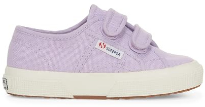 Superga Scarpe da tennis classiche unisex per bambini 2750-jvel, Viola Lilla Avorio, 1.5 UK Child