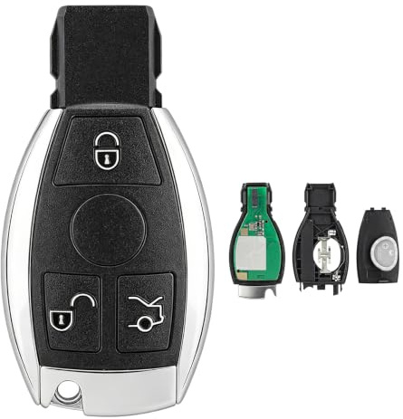 433MHZ For Mercedes Benz Transponder W203 W204 W205 W211 Key | 3 Buttons ForMercedes ML SLK CLK Class Car Key Fob BGA/NEC Chip