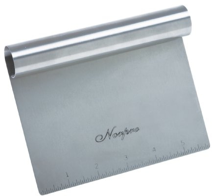 Norpro Stainless Steel Scraper/Chopper, 6in/15cm x 4in/10cm