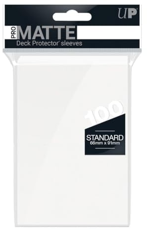Ultra Pro SLEEVES Solid 100 Card Game (White)