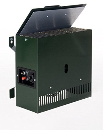 Stand Wand Heizung Gewächshausheizung 2 KW Grün Gasheizung Gasstrahler