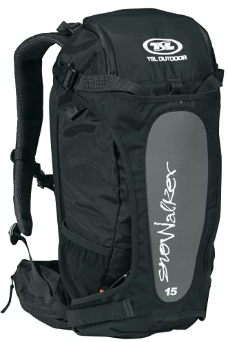 TSL Rucksack Snowwalker, Black, 41 x 27 x 11 cm, 15 Liter, PFSA041