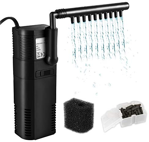 Forever Speed Aquarium Pumpe Filterpumpe Aquarium Innenfilter Aquariumpumpe 300L/h 2Watt
