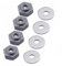 KEEDA 4PCS 12mm drehen auf 17mm Aluminiumlegierung Felgen Sechskant Adapter für 1/10 RC Car Buggy Monster Truck Kann 1/8 Reifenrad Verwenden (Grau)