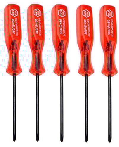 ULTECHNOVO Triangle Screwdriver Set, 5Pcs Screw Driver Precision Screwdriver Set, Triangle Y- Tip Screwdrivers Repair Mini Screwdriver with Anti-Slip Handle for Electronics Repair Tool