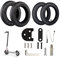 ANSENI Kit Raifen Wanda 10 Zoll Kompatibel für Xiaomi M365, 1S, Essential, Pro und Pro2, Ersatz für Elektroroller, Laufrad, 10 Zoll Schlauch, Visierung und Ventiladapter (Schwarz)