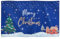 Runesol Bandera de Navidad, 91x152cm, 3ft x 5ft, 4 Ojales, Ojal en Cada Esquina, Bandera de Feliz Navidad, Bandera de Papa Noel, Bandera del Padre de la Navidad, Bandera de Invierno, Exterior, Tuosite