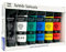 Pintura Acrílica Multiusos - Pack 6 Colores x 75ml No Tóxicos, Secado Rápido, Resistente al Agua - Para Artistas Adultos y Niños (Satinada)