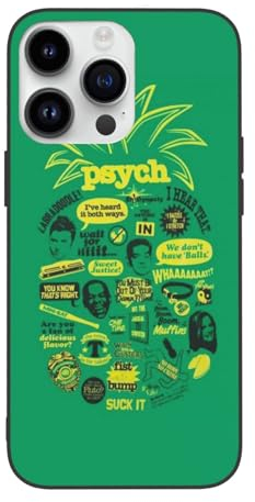 JAYWIS Schutzhülle für iPhone 14 (6,7 Zoll), Motiv: Psych Ananas, Schutzhülle für iPhone 14, Rundumgummi, Bumper für iPhone 14 Pro Max, 17 cm (6,7 Zoll)