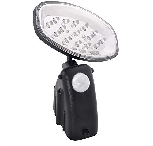 Monzana® Solarlampe für Außen mit Bewegungsmelder LED Wetterfest Solar Panel 5m Kabel Wand Garten Leuchte Lampe Strahler