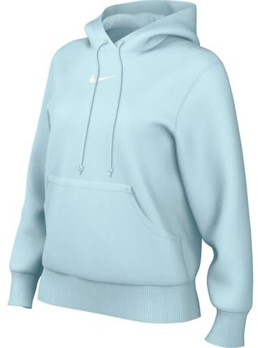 Nike Women's Sportswear Phoenix Fleece Hoodie für Damen Top, Glacier Blue/Sail, XS