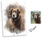 Generisch Dein Haustier als personalisiertes Portrait/Hund, Katze, Pferd, etc./ als Poster, Leinwand oder gerahmtes Bild/einzigartiges Geschenk (Leinwand, 40x60 cm)