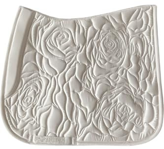 PS of Sweden 2025 Rose Quilt Dressage Saddle Pad 1110-113 - 225 - Vanilla Beige