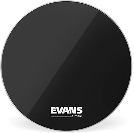 Evans MX2 Black Marching Bassdrumfell, schwarz, 32 Zoll