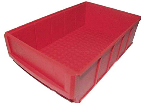 10 Stück Industrieboxen 300x183x81mm rot Stapelboxen Lagerbehälter Kunststoffkisten Stapelbox Stapelkästen Stapelkasten Universalboxen Lagerkisten Lagerkiste Stapelkiste Stapelkisten Aufbewahrungskiste Aufbewahrungskisten Kunststoffkiste