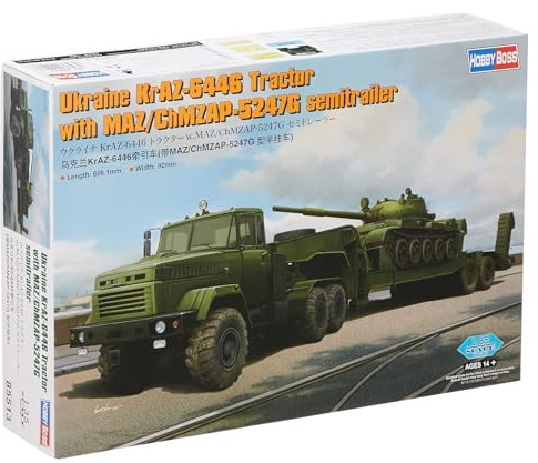 Hobbyboss 1:35 - KraZ-6446 Tractor w/ChMZAP-5247G