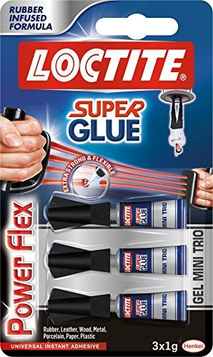 Loctite 1885734 3 g Super Glue Mini Trio Power Flex Gel - Transparent by Loctite