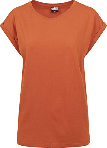 Urban Classics Damen, T-Shirt, Rust Orange, XL