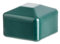 Zaunpfahlkappe 100x100 mm 10 Stück Grün Pfostenkappe quadratisch Zaunpfostenkappen Zaunabdeckung Kunststoff Deckel Zaunkappen 10x10 cm EMFA ®