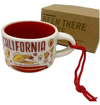 Starbucks California Been There Series Collection Ceramic Coffee Mug Demitasse Ornament 2 oz