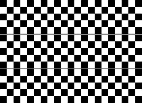 TopCakeToppers Chequered Flag Cake Band Ribbon Side Stripes Edible Icing or Wafer 3 Strips at 2.5 x 10.5