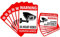 12-Pack Video Surveillance Sign (6-pack 6x4 & 6-pack 3.5x2.5), Double-Sided Vinyl Decals for No Trespassing-Warning Sticker-Security Sign-Surveillance Camera-Recording Sign, Laminated for UV-Water