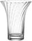 Leonardo Ravenna, Blumenvase aus 3D veredeltem Glas, handgefertigte, geschwungene Glasvase in klassischem Stil, Unikat, Höhe: 18 cm, 018609, 1 Stück