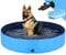 GoStock Piscine Pliable pour Chiens Animaux de Compagnie et Enfants Baignoire Bassin de Baignade Pataugeoire Portable en PVC Antidérapant Tub de Chien et Chat Piscine d’Enfant et de Chien 48x 12