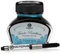 Octopus Fluids Füllhaltertinte im Tintenglas inklusive Konverter, Schreibtinte für Füllhalter, Füllertinte in Pastell Blau Crystal Blue 30ml