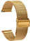 TStrap Orologi Cinturini Maglia Milanese 22mm - Oro Cinturini di Ricambio a Sgancio Rapido per Donna - Cinturino Smartwatch in Acciaio Inossidabile in Metallo