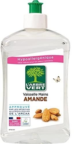 L'ARBRE VERT - Liquide Vaisselle À L'Amande 500Ml - ( Lot De 4 )