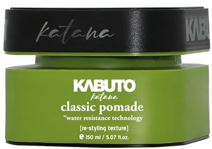 Kabuto Katana Hair Styling Wax 150ml - Haarstyling Wachs Pomade (1 Stück) (Classic Pomade) Classic Pomade