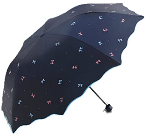 XKUN Parapluie Parapluie Anti-UV pour Femmes Fleur De La Mode Fleur De La Mode Parapluies Girl Cadeau Modish Parasol Pocket Portable Portable Voyage-G