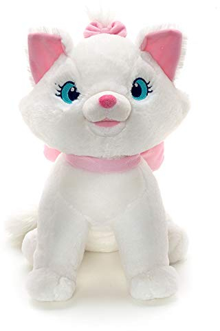 Disney Store Offizielles mittelgroßes Kuscheltier von Marie für Kinder, Aristocats, 32 cm Klassische Figur als Kuscheltier, verwöhnte Katze mit Stickereien und weicher Oberfläche